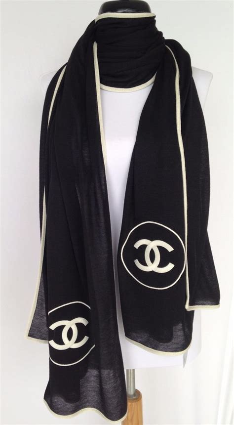 Silk wrap from Chanel maybe being worn 